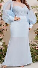 Abendkleid brautkleid meerjung gebraucht kaufen  Bockhorn