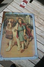 Altes blechschild mädchen gebraucht kaufen  Eging