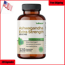 Ashwagandha Extra Strength 3000 Mg - Wsparcie stresu i nastroju, Zwiększona energia na sprzedaż  Wysyłka do Poland