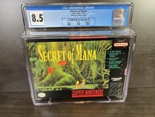 Secret of Mana Super Nintendo SNES completo CGC 8.5 comprar usado  Enviando para Brazil