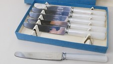 Tea knives white for sale  SALISBURY