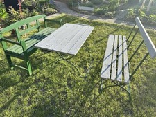 Gartengarnitur tisch bänke gebraucht kaufen  Haldensleben