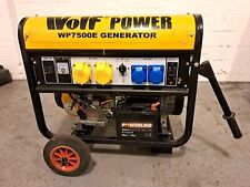 Wolf wp7500e petrol for sale  NORTHAMPTON