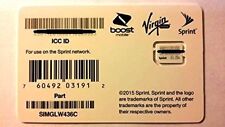 Cartão SIM Sprint/Boost/Virgin/TING Nano/4FF   comprar usado  Enviando para Brazil