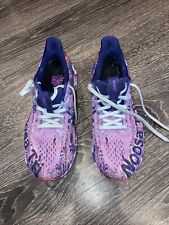 Tênis de corrida Asics Noosa TRI 14 9 1/2 lavanda brilho céu macio acolchoado academia comprar usado  Enviando para Brazil