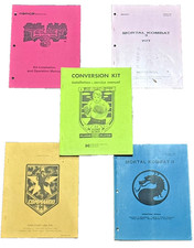 Usado, Lote de 5 manuais de jogos de arcade Tekken 3 Mortal Kombat II III Commando Ring King comprar usado Usado, Lote de 5 manuais de jogos de arcade Tekken 3 Mortal Kombat II III Commando Ring King comprar usado  Enviando para Brazil