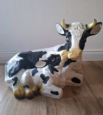 Kuh kalb gartenfigur gebraucht kaufen  Hilter