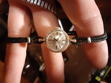 Relógio de pulso feminino vintage genuíno OMEGA ouro maciço 18k DeVille, usado comprar usado  Enviando para Brazil