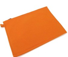 Hermes Autêntica Bolsa de Embreagem Bolsa Bora Bolsa GM Lona Laranja Estojo Acessório 35,5x26cm, usado comprar usado  Enviando para Brazil
