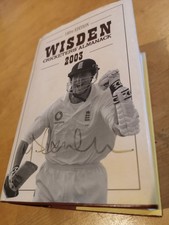 Signed 2003 wisden for sale  OAKHAM