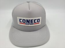 Vintage Coneco Equipment Mesh Trucker Czapka z daszkiem Kanada Company Męska szara na sprzedaż  Wysyłka do Poland