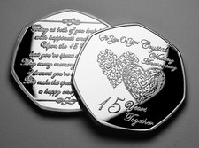 Comemorativa do seu 15º ANIVERSÁRIO DE CASAMENTO DE CRISTAL. Presente/presente. 15 anos comprar usado  Enviando para Brazil