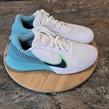 Tênis Nike Court Air Zoom Vapor Pro 2 - Masculino Tamanho 10.5 - Branco azul-petróleo HC comprar usado  Enviando para Brazil