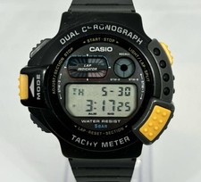 Casio Cbx-500 cronógrafo duplo medidor taquímetro bateria substituída trabalho ok digital comprar usado  Enviando para Brazil