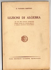 Lezioni algebra libro usato  Italia