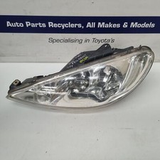 Usado, PEUGEOT 206 T1 10/1999-11/2007 FAROL ESQUERDO LENTE TRANSPARENTE TIPO GLOBO DUPLO H comprar usado  Enviando para Brazil