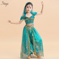 Usado, Cosplay Aladdin Princesa Jasmim Vestido Infantil Meninas Princesa Saia Ternos de Halloween comprar usado  Enviando para Brazil