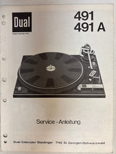 Dual service manual gebraucht kaufen  Schwäbisch Hall