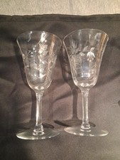 Vintage etched floral for sale  Rocky Point