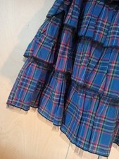 Blue tartan net for sale  BURTON-ON-TRENT