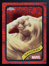 Usado, Cartão digital Marvel 2025 Topps Chrome azul vermelho teia de aranha -SANDMAN (TOPPS comprar usado  Enviando para Brazil