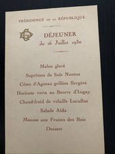 Menu président gaston d'occasion  Nice-