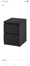 Ikea malm black for sale  CULLOMPTON