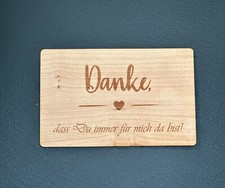 Grußkarte holz geschenk gebraucht kaufen  Mönchsroth