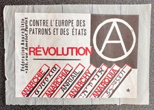 Autocollant fédération anarc d'occasion  Paris XVIII