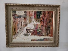 Oil canvas .green. for sale  Naples