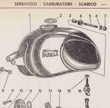 Parilla fauno serbatoio usato  Brescia