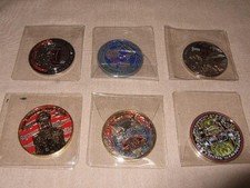 Usado, Conjunto de 6 medalhas oficiais de metal Megadeth Thrash comprar usado  Enviando para Brazil