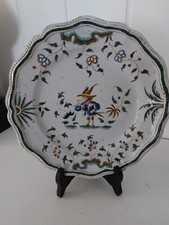 Ancienne assiette faïence d'occasion  Lécluse