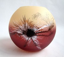 Glass ball vase d'occasion  Expédié en Belgium