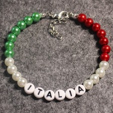 Perlenarmband italia italienis gebraucht kaufen  Bonn