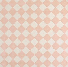 Tapete de área feito à mão de lã rosa e branca | Tamanho personalizado | Casa de luxo  comprar usado  Enviando para Brazil