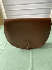 Zatchels leather brown for sale  GLASGOW