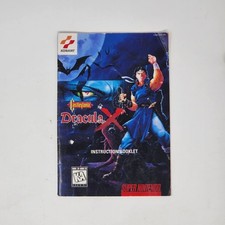 Castlevania: Dracula X (Super Nintendo SNES) Manual APENAS RARO comprar usado Castlevania: Dracula X (Super Nintendo SNES) Manual APENAS RARO comprar usado  Enviando para Brazil