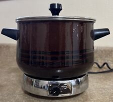 Antigo West Bend HEAT RITE Aquecedor Elétrico de Panela de Placa Quente Modelo 3300 Bean Pot Dip comprar usado  Enviando para Brazil