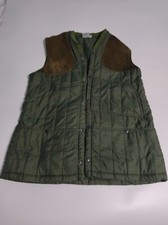 Colete acolchoado BEAVER of Bolton England verde couro ombro patch masculino 42, usado comprar usado Colete acolchoado BEAVER of Bolton England verde couro ombro patch masculino 42, usado comprar usado  Enviando para Brazil