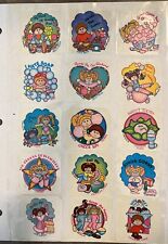 1983 Scratch n Sniff Cabbage Patch Adesivos Infantis Morango Shortcake etc comprar usado  Enviando para Brazil