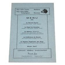 Ancien menu toutou d'occasion  Cerisy-la-Salle