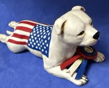 Neil Eyre Designs Edição Limitada ~ Staffordshire Bull Terrier com Bandeira e Fita dos EUA, usado comprar usado  Enviando para Brazil
