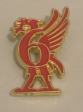 Distintivo de broche Liverpool FC - Realeza Europeia 6 vezes vencedor / Vermelho comprar usado  Enviando para Brazil