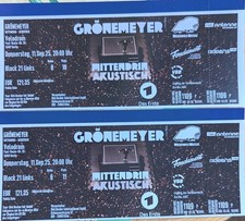 Herbert grönemeyer tickets gebraucht kaufen  Dresden