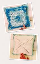 Cuscino arredo cotone usato  Roma