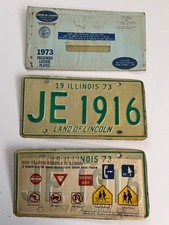 1973 illinois plate license for sale 1973 illinois plate license for sale Des Plaines