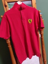 Camisa polo Ferrari original e genuína com logotipo bordado [média] comprar usado  Enviando para Brazil