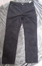 Black corduroy trousers for sale  BARRY