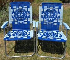 Vtg pair macrame for sale  Tooele